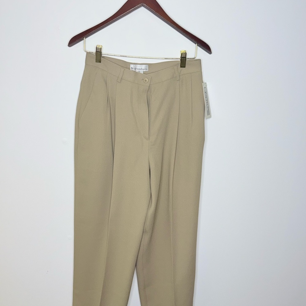 Dress Barn Classic Tan Women's Trousers - Picture 2 of 2